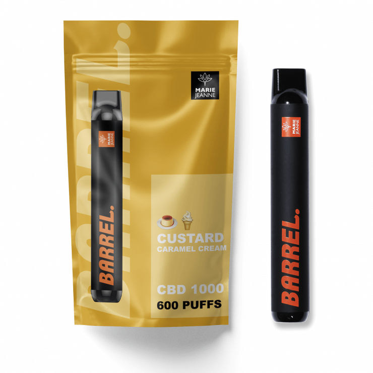 PUFF Barrel CBD Marie Jeanne CUSTARD