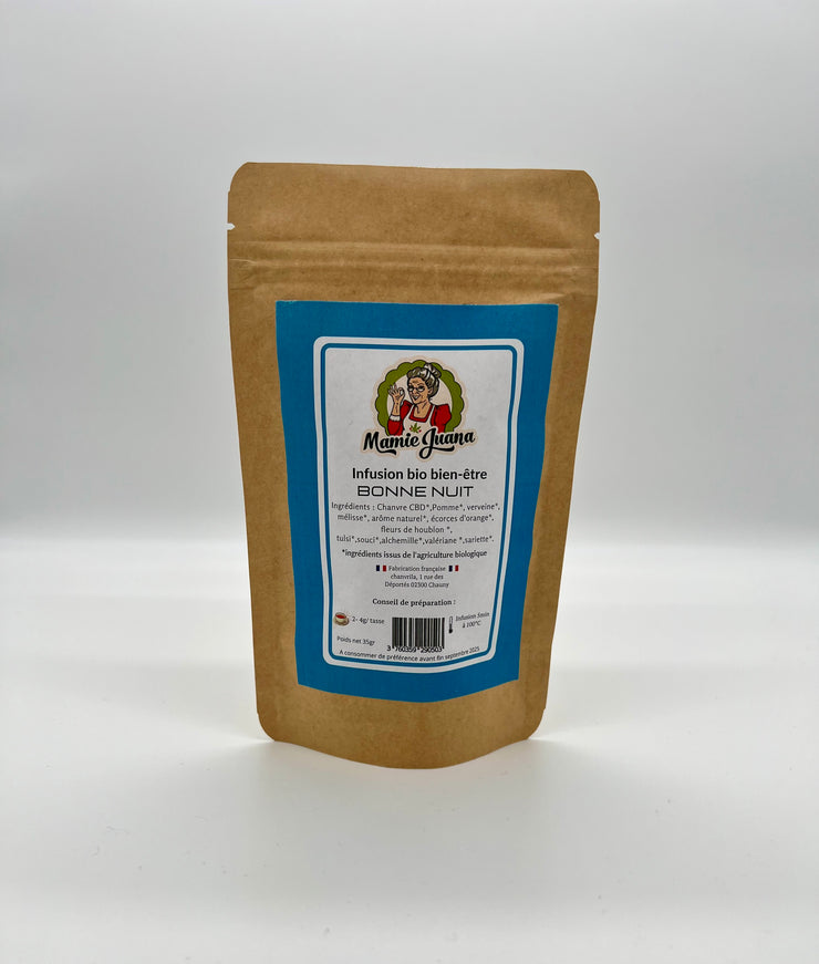 INFUSION CBD BIO BONNE NUIT MAMIE JUANA