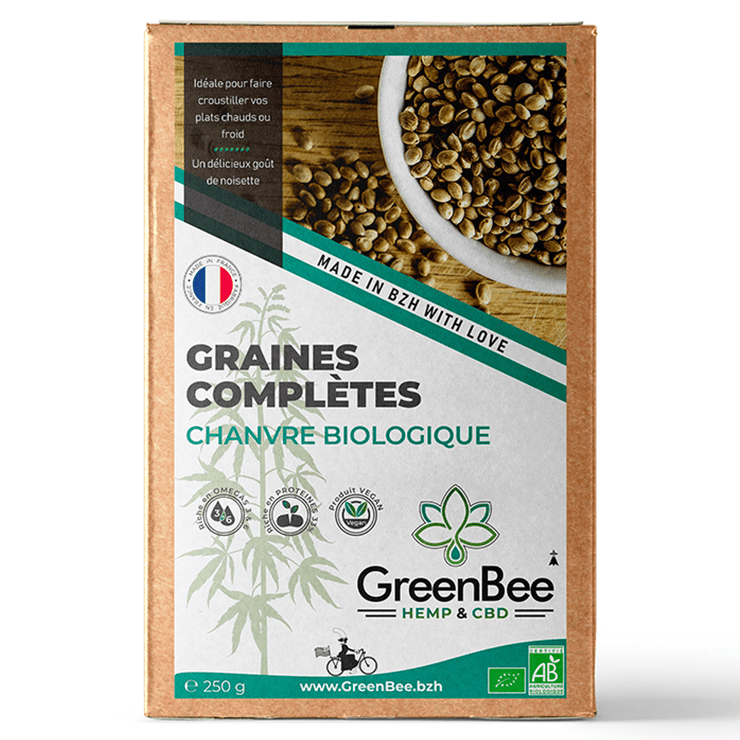 GRAINES DE CHANVRE COMPLETES BIO 250G