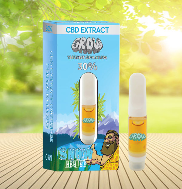 Cartouche céramique d’extrait de CBD 30% Snow BUD