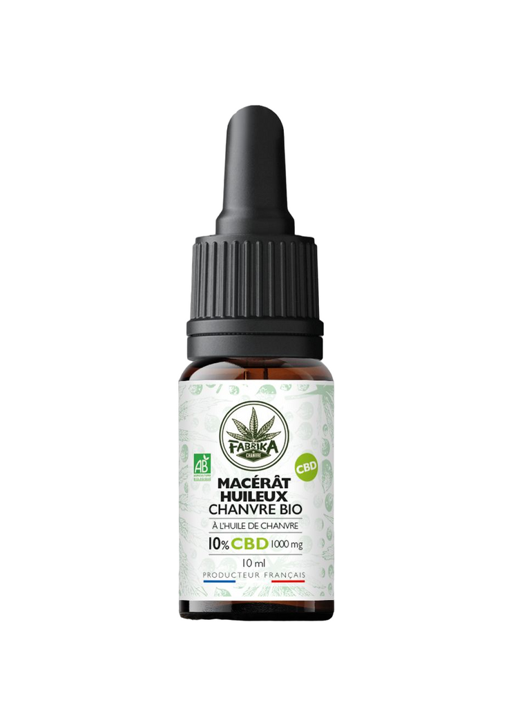 Huile CBD 10% - Chanvre Bio